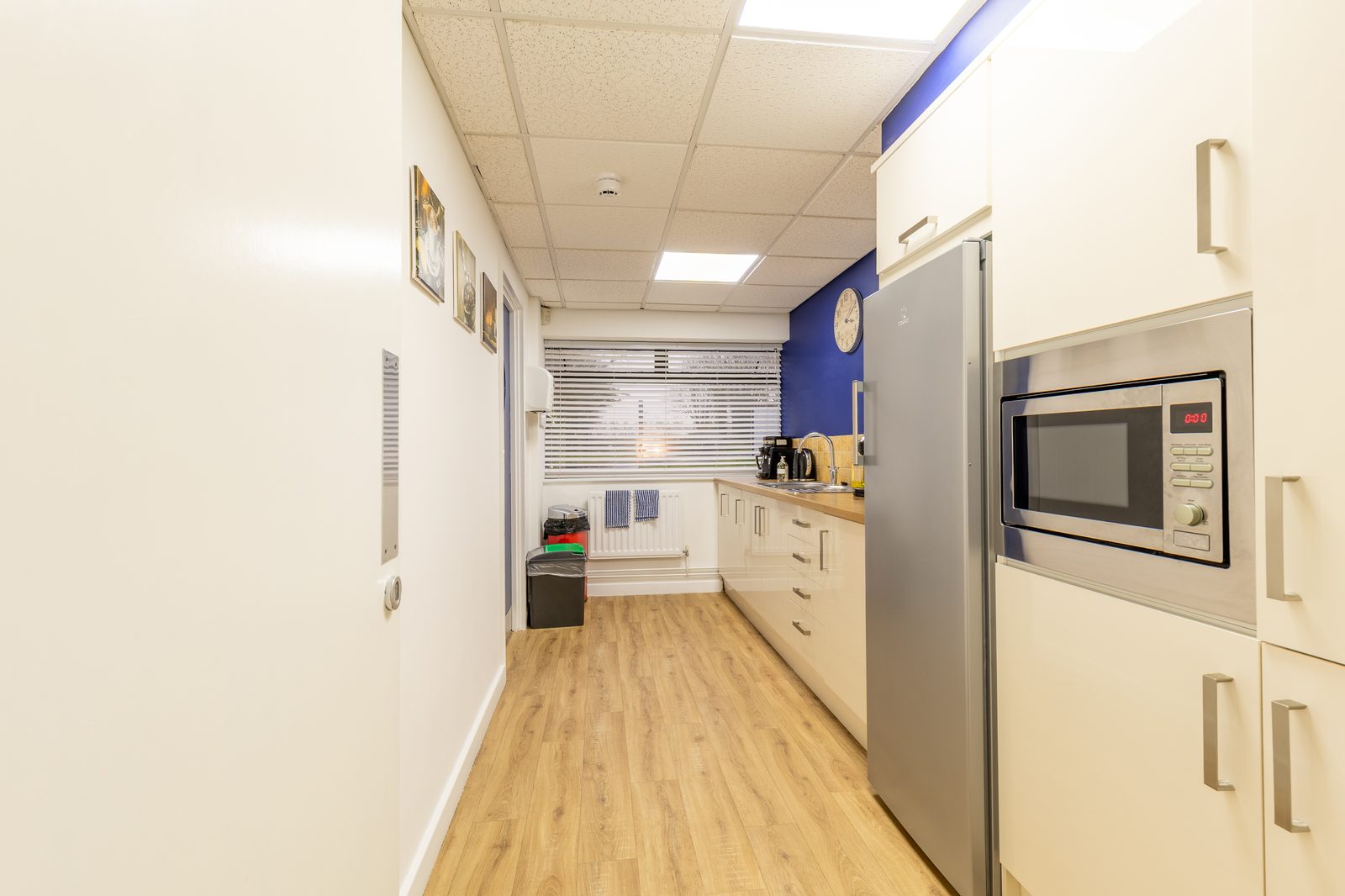Kitchen and breakout area