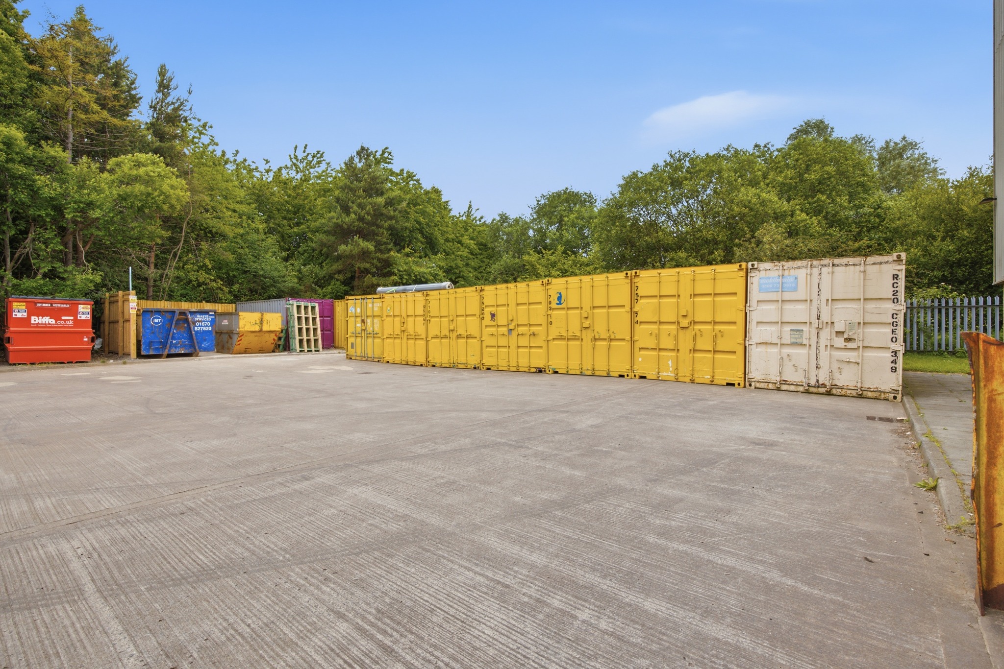 Secure industrial unit