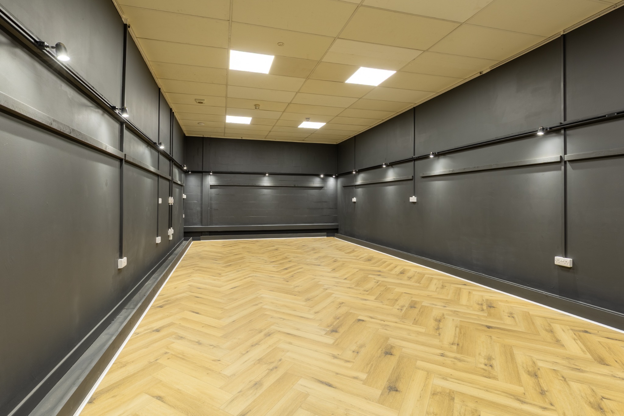 Empty studio workshop space